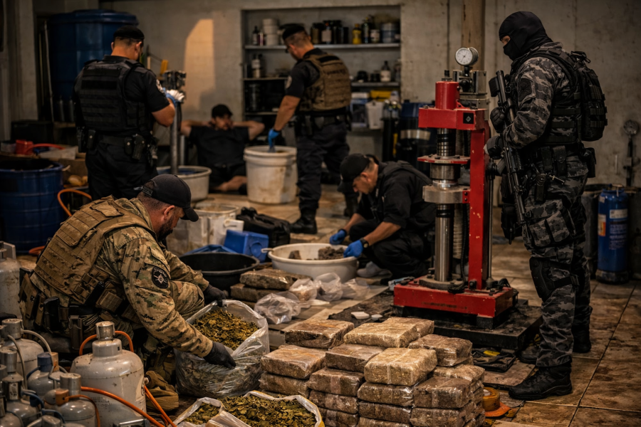 Laboratório de drogas é descoberto em Taguatinga