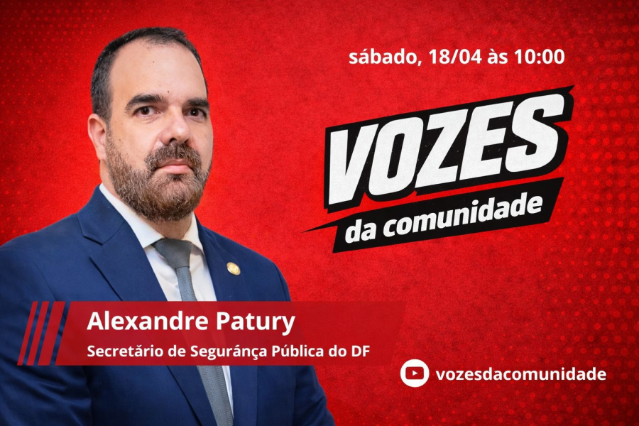 Vozes da Comunidade entrevista Alexandre Patury no próximo sábado (18)