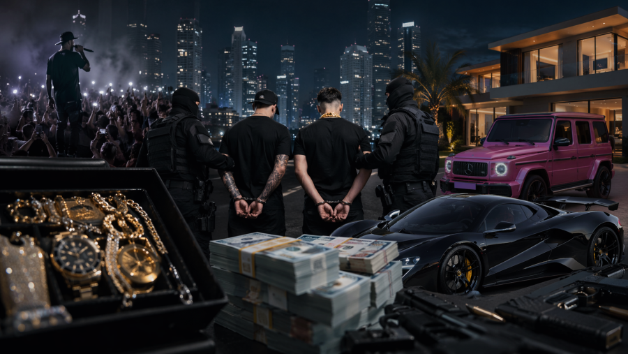 Operação Narco Fluxo expõe elo entre fama, luxo e investigação da PF