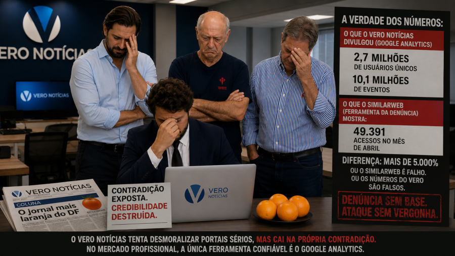 VERO SEM VERACIDADE!! Contradição em números expõe crise de credibilidade no blog