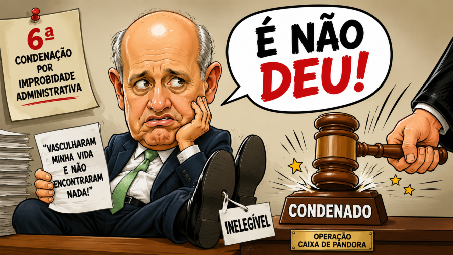 Arruda sofre 6ª condenação por improbidade e segue inelegível