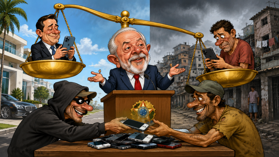 Lula diz que pobre compra celular roubado e gera polêmica: declaração levanta críticas sobre crime e desigualdade