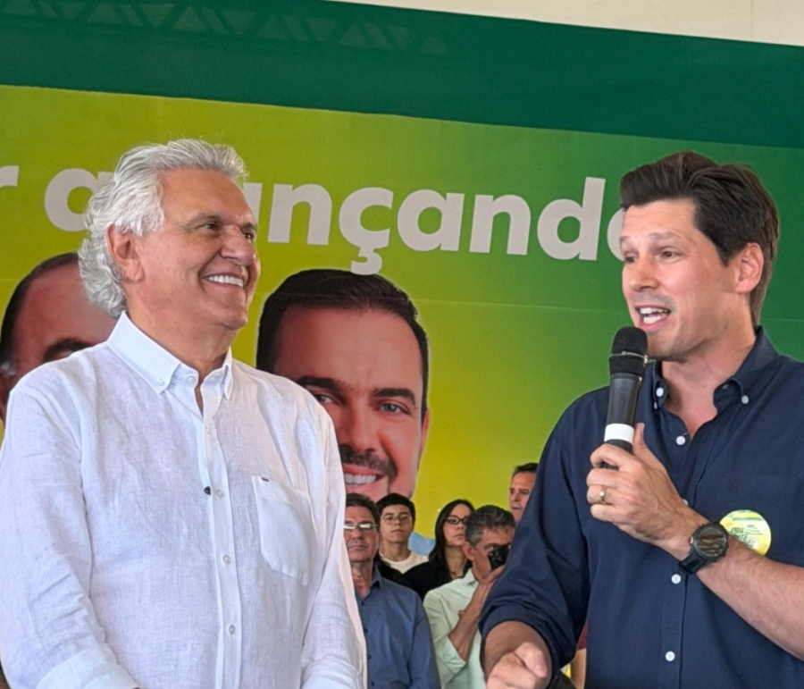 Daniel Vilela e Caiado reúnem 10 mil pessoas e mostram força política em Goiás