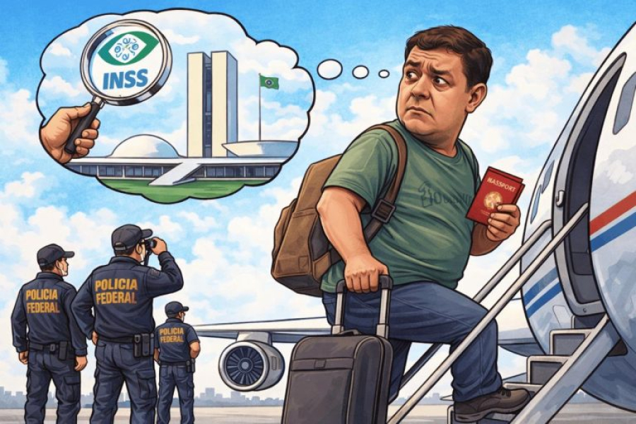 UAI! Lulinha fora do país no auge da CPMI do INSS?