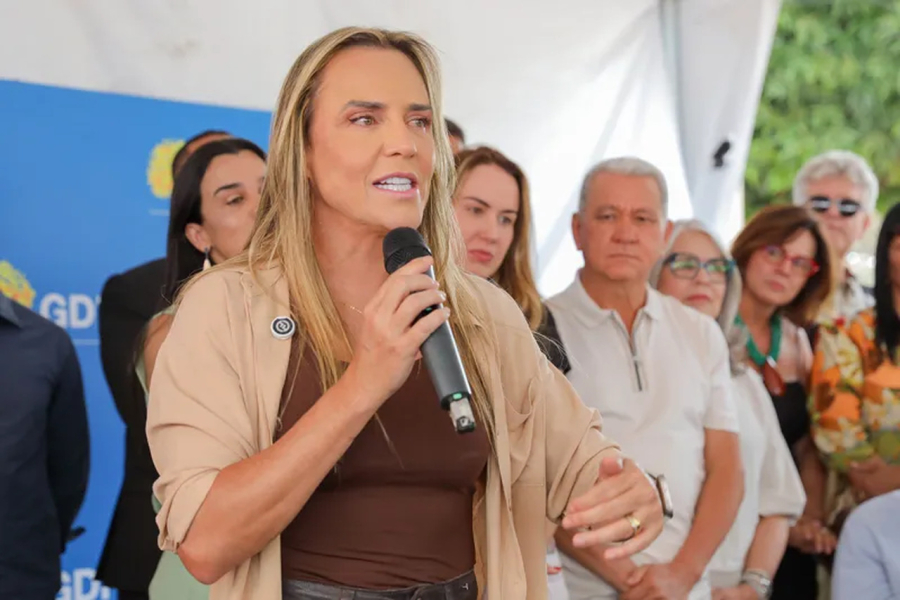 Celina Leão participa de reunião sobre regularização e RA na Ponte Alta Norte