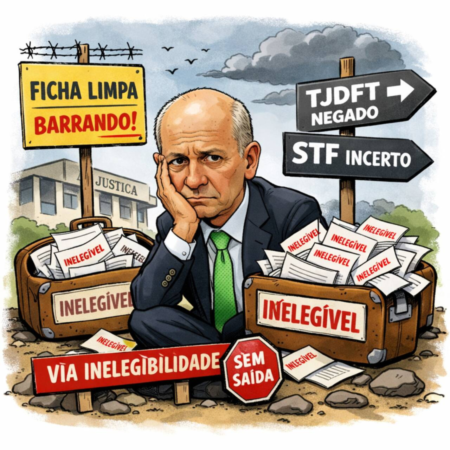 Arruda segue inelegível após decisão do TJDFT