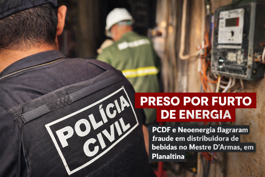 Empresário preso por furto de energia em Planaltina