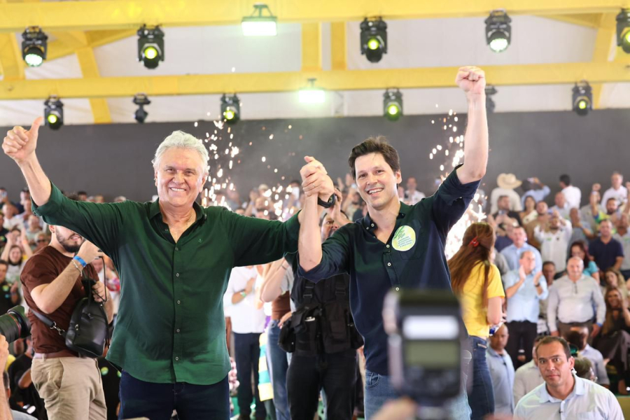 Caiado lança Vilela ao governo e mobiliza Goiás