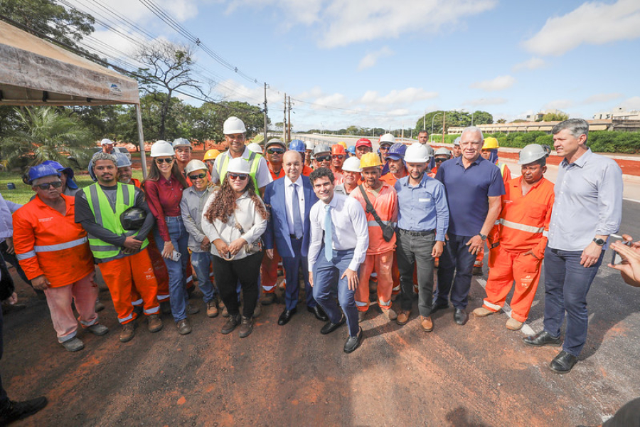 No último dia de mandato, Ibaneis ainda entrega obras