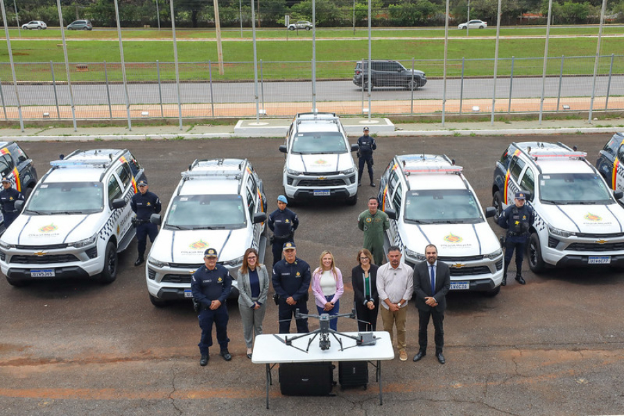 Celina reforça PMDF com viaturas e drone