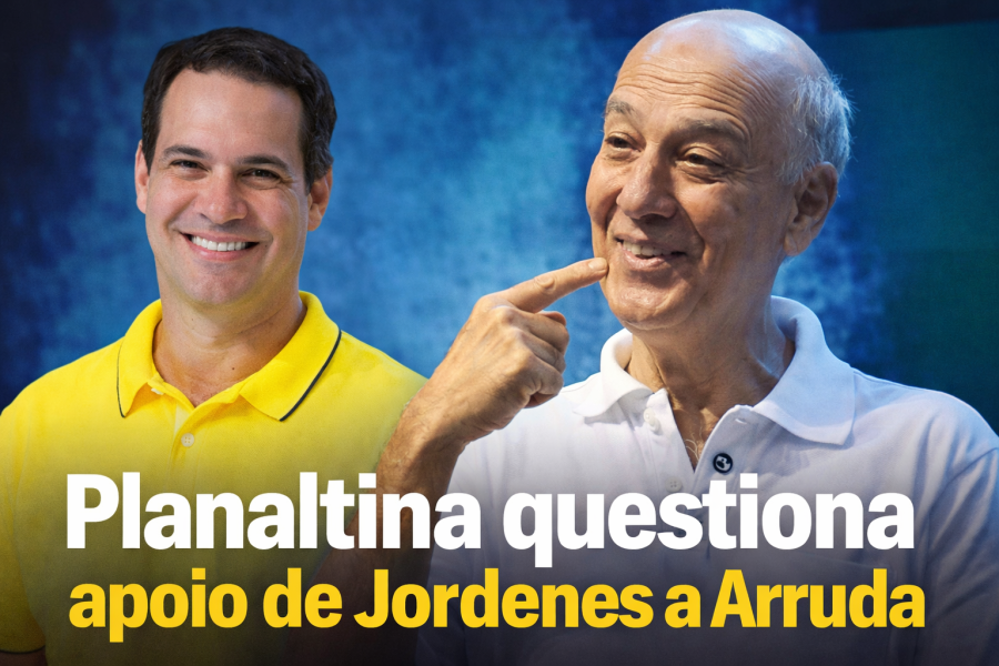Planaltina questiona apoio de professor Jordenes a Arruda