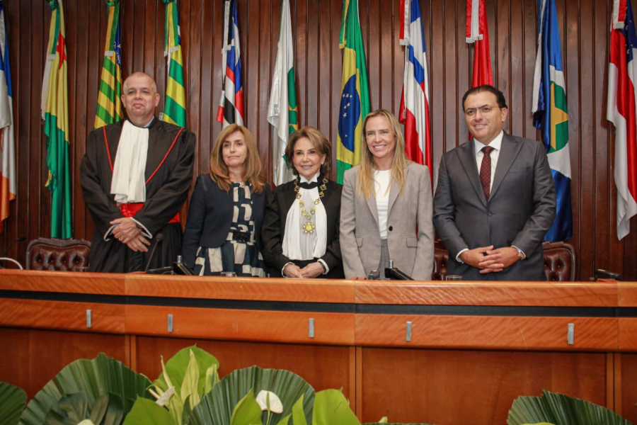 Celina Leão participa da posse da nova presidência do TRF1 em Brasília