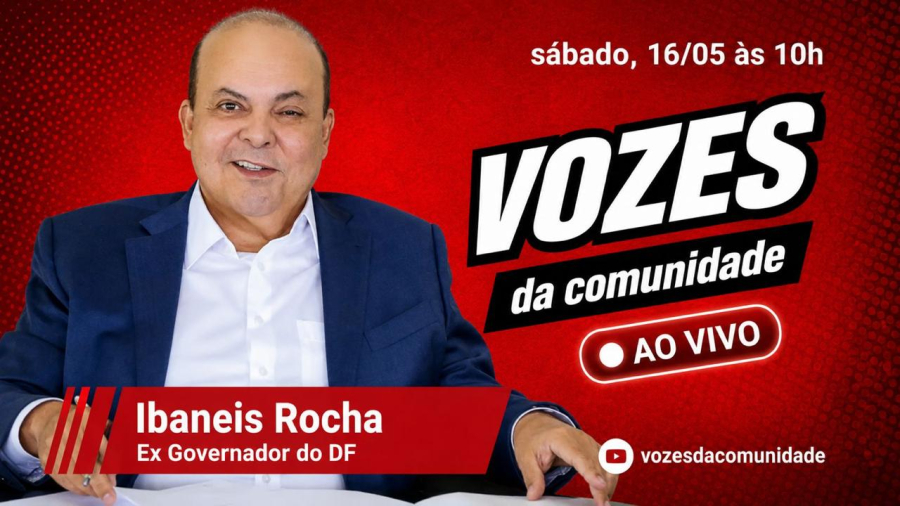 Ibaneis Rocha participa do Vozes da Comunidade neste sábado em Brasília