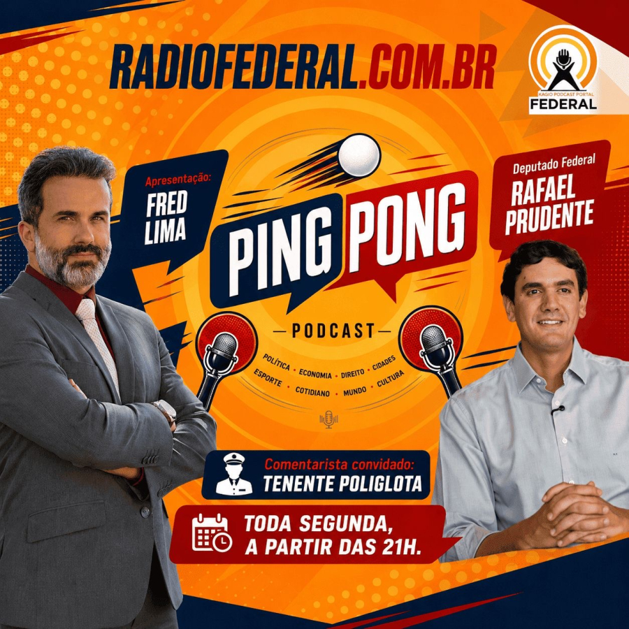 Ping Pong estreia terceira edição nesta segunda (18) com Rafael Prudente na Rádio Federal