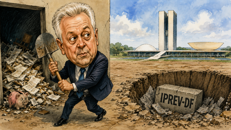 Rollemberg virou fiscal de rombo? Uai, e o Iprev?