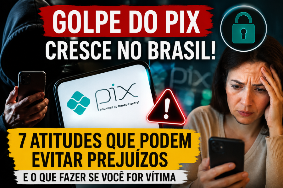 Golpe do Pix cresce no Brasil: veja as 7 atitudes que podem evitar prejuízos e o que fazer se você for vítima